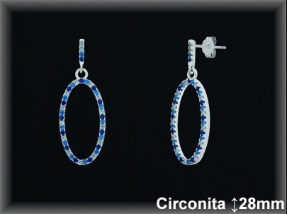 Mayorista de Plata en Pendientes ref Z8534Z  Pendientes de Plata al por Mayor