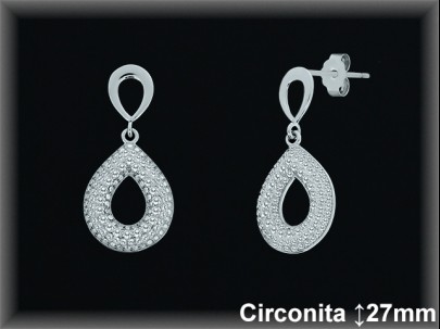 Mayorista de Plata en Pendientes ref Z8535  Pendientes de Plata al por Mayor