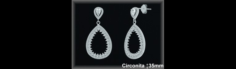 Mayorista de Plata en Pendientes ref Z8536  Pendientes de Plata al por Mayor