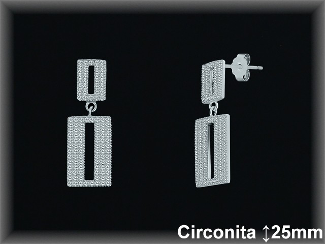 Mayorista de Plata en Pendientes ref Z8538  Pendientes de Plata al por Mayor