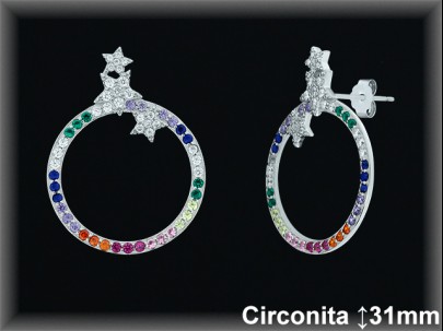Mayorista de Plata en Pendientes ref Z8563T  Pendientes de Plata al por Mayor