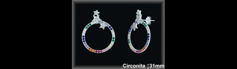 Mayorista de Plata en Pendientes ref Z8563T  Pendientes de Plata al por Mayor