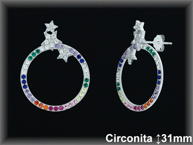 Mayorista de Plata en Pendientes ref Z8563T  Pendientes de Plata al por Mayor