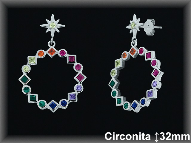 Mayorista de Plata en Pendientes ref Z8564T  Pendientes de Plata al por Mayor