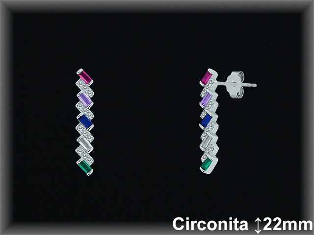 Mayorista de Plata en Pendientes ref Z8565T  Pendientes de Plata al por Mayor