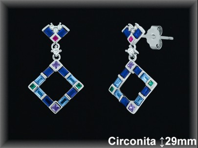 Mayorista de Plata en Pendientes ref Z8566Z  Pendientes de Plata al por Mayor