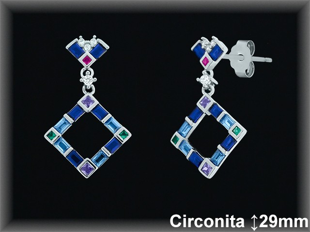 Mayorista de Plata en Pendientes ref Z8566Z  Pendientes de Plata al por Mayor