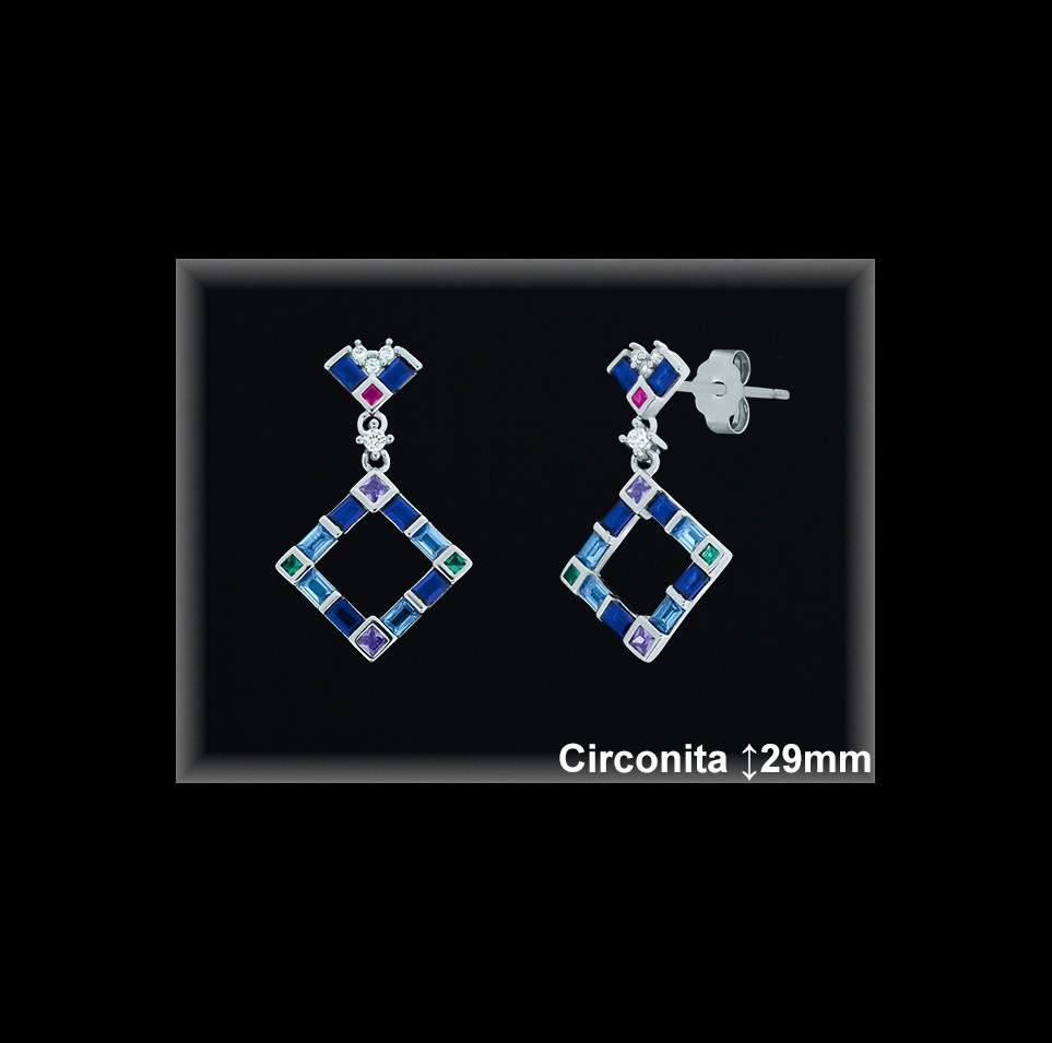 Mayorista de Plata en Pendientes ref Z8566Z  Pendientes de Plata al por Mayor