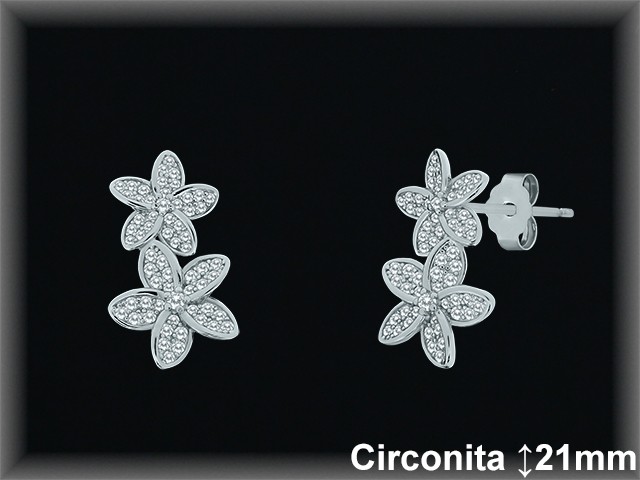 Pendientes de Plata al Por Mayor ref Z8567  Mayorista de Pendientes de Plata