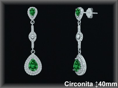 Mayorista de Plata en Pendientes ref Z8570D  Pendientes de Plata al por Mayor