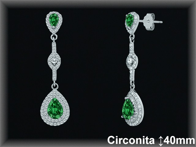 Mayorista de Plata en Pendientes ref Z8570D  Pendientes de Plata al por Mayor