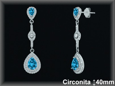 Mayorista de Plata en Pendientes ref Z8570Z  Pendientes de Plata al por Mayor