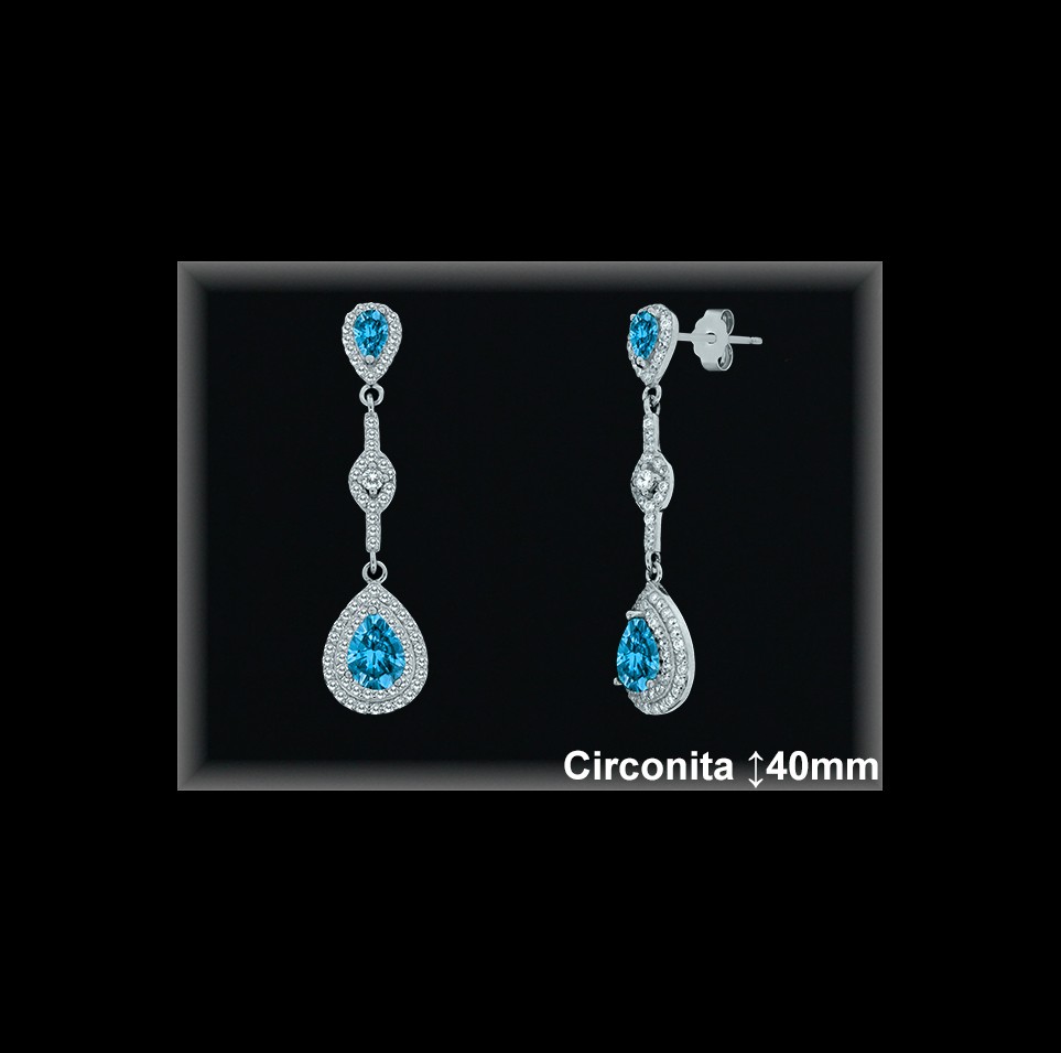 Mayorista de Plata en Pendientes ref Z8570Z  Pendientes de Plata al por Mayor