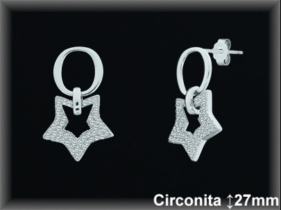 Mayorista de Plata en Pendientes ref Z8571  Pendientes de Plata al por Mayor