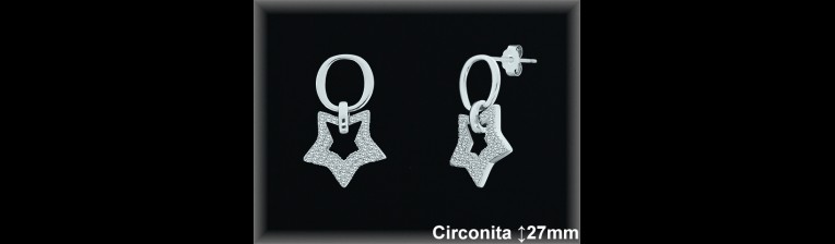 Mayorista de Plata en Pendientes ref Z8571  Pendientes de Plata al por Mayor