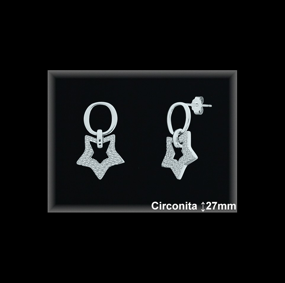 Mayorista de Plata en Pendientes ref Z8571  Pendientes de Plata al por Mayor