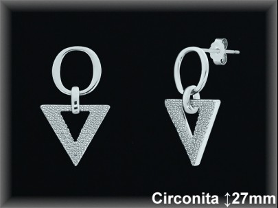Mayorista de Plata en Pendientes ref Z8572  Pendientes de Plata al por Mayor