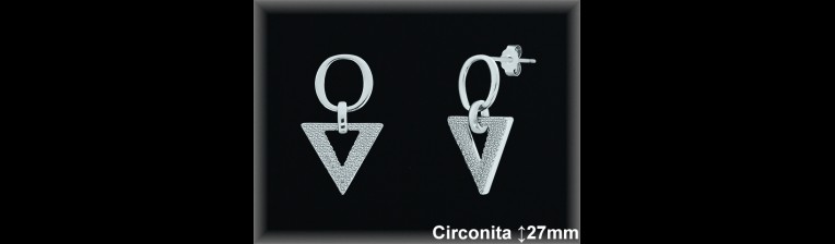 Mayorista de Plata en Pendientes ref Z8572  Pendientes de Plata al por Mayor