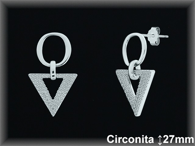 Mayorista de Plata en Pendientes ref Z8572  Pendientes de Plata al por Mayor
