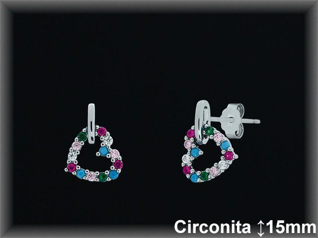 Pendientes de Plata al Por Mayor ref Z8573T  Mayorista de Pendientes de Plata