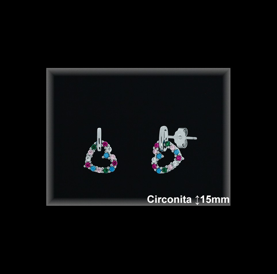 Pendientes de Plata al Por Mayor ref Z8573T  Mayorista de Pendientes de Plata