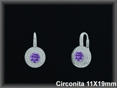 Pendientes de Plata al Por Mayor ref Z8607A  Mayorista de Pendientes de Plata