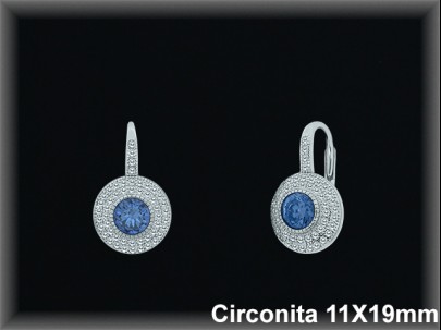 Pendientes de Plata al Por Mayor ref Z8607TZ  Mayorista de Pendientes de Plata