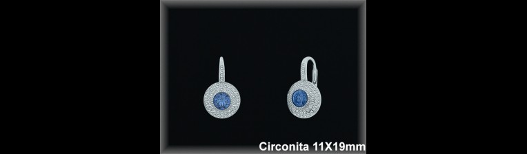 Pendientes de Plata al Por Mayor ref Z8607TZ  Mayorista de Pendientes de Plata