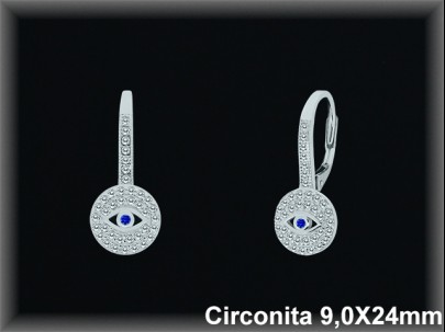 Pendientes de Plata al Por Mayor ref Z8608  Mayorista de Pendientes de Plata