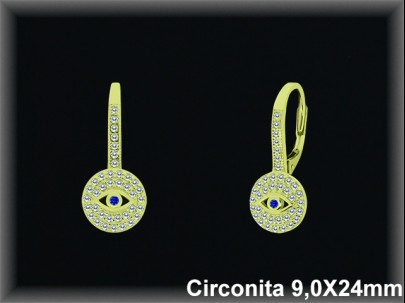 Pendientes de Plata al Por Mayor ref Z8608C  Mayorista de Pendientes de Plata