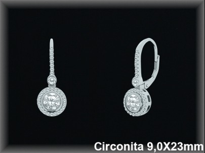 Pendientes de Plata al Por Mayor ref Z8628  Mayorista de Pendientes de Plata