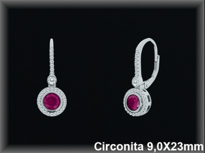 Pendientes de Plata al Por Mayor ref Z8628R  Mayorista de Pendientes de Plata