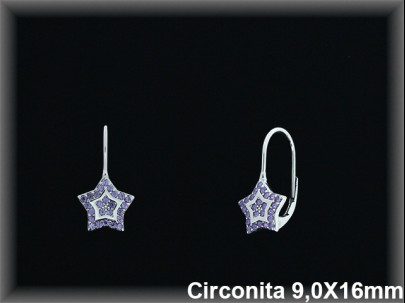 Pendientes de Plata al Por Mayor ref Z8638A  Mayorista de Pendientes de Plata