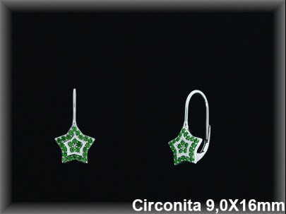 Pendientes de Plata al Por Mayor ref Z8638D  Mayorista de Pendientes de Plata