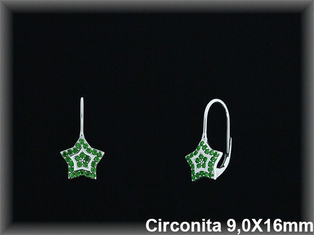 Pendientes de Plata al Por Mayor ref Z8638D  Mayorista de Pendientes de Plata