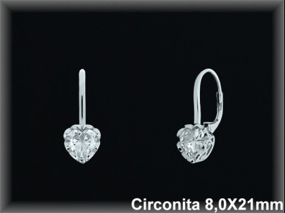 Pendientes de Plata al Por Mayor ref Z8654  Mayorista de Pendientes de Plata