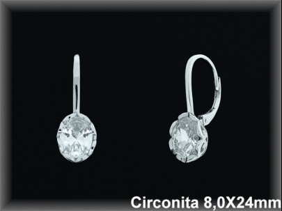 Pendientes de Plata al Por Mayor ref Z8656  Mayorista de Pendientes de Plata