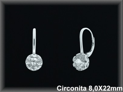 Pendientes de Plata al Por Mayor ref Z8657  Mayorista de Pendientes de Plata
