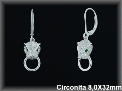 Mayorista de Plata en Pendientes ref Z8661  Pendientes de Plata al por Mayor