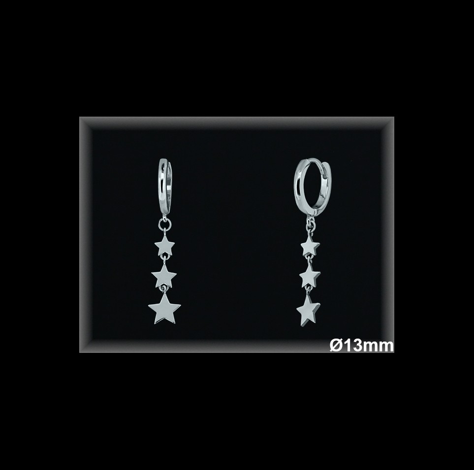 Aros de Plata al Por Mayor ref AL069  Mayorista de Aros de Plata
