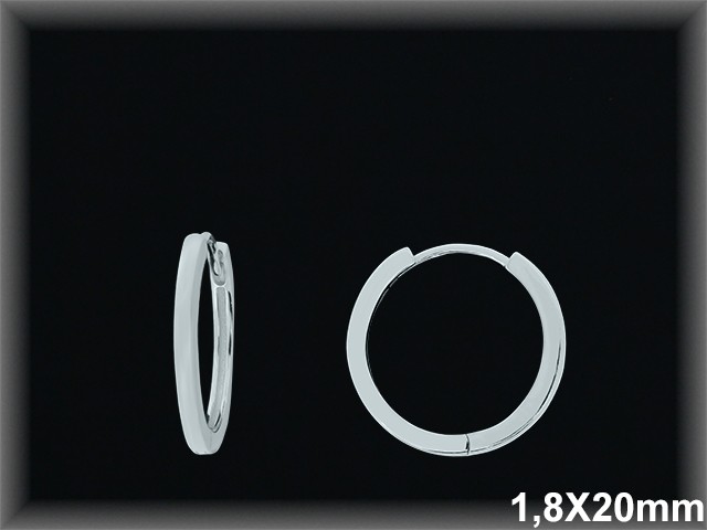 Mayorista de Plata de Aros ref AL31120  Aros de Plata al por Mayor