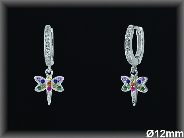 Aros de Plata al Por Mayor ref AZ092  Mayorista de Aros de Plata