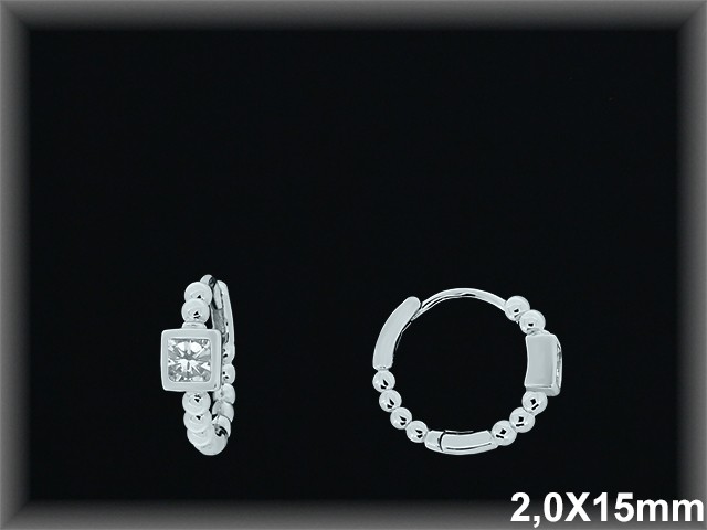 Mayorista de Plata de Aros ref AZ351  Aros de Plata al por Mayor