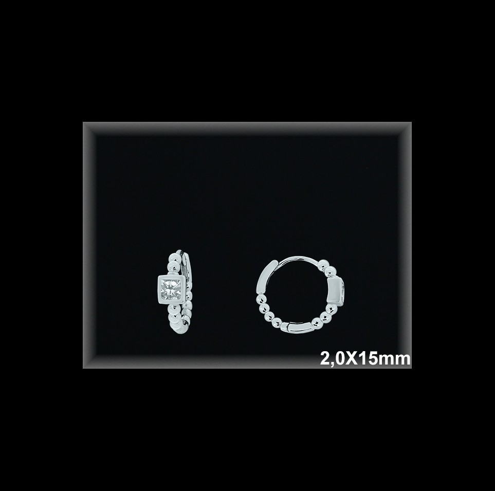 Mayorista de Plata de Aros ref AZ351  Aros de Plata al por Mayor
