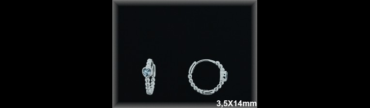 Mayorista de Plata de Aros ref AZ379G  Aros de Plata al por Mayor