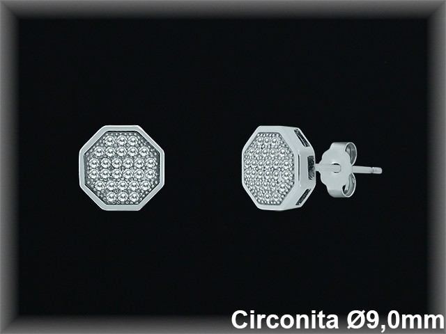 Pendientes de Plata al Por Mayor ref MZ047  Mayorista de Pendientes de Plata