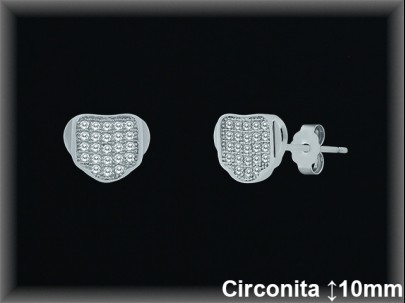 Pendientes de Plata al Por Mayor ref MZ058  Mayorista de Pendientes de Plata