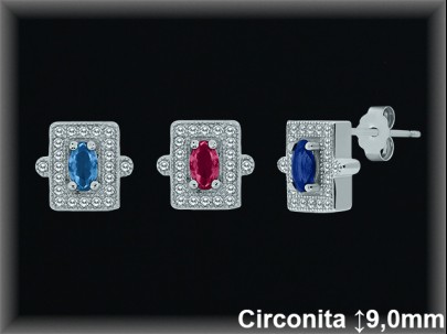 Pendientes de Plata al Por Mayor ref MZ071G  Mayorista de Pendientes de Plata