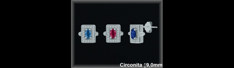 Pendientes de Plata al Por Mayor ref MZ071G  Mayorista de Pendientes de Plata
