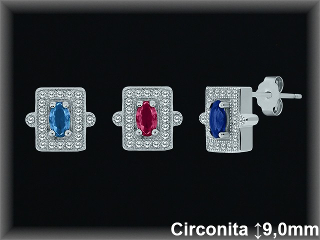 Pendientes de Plata al Por Mayor ref MZ071G  Mayorista de Pendientes de Plata